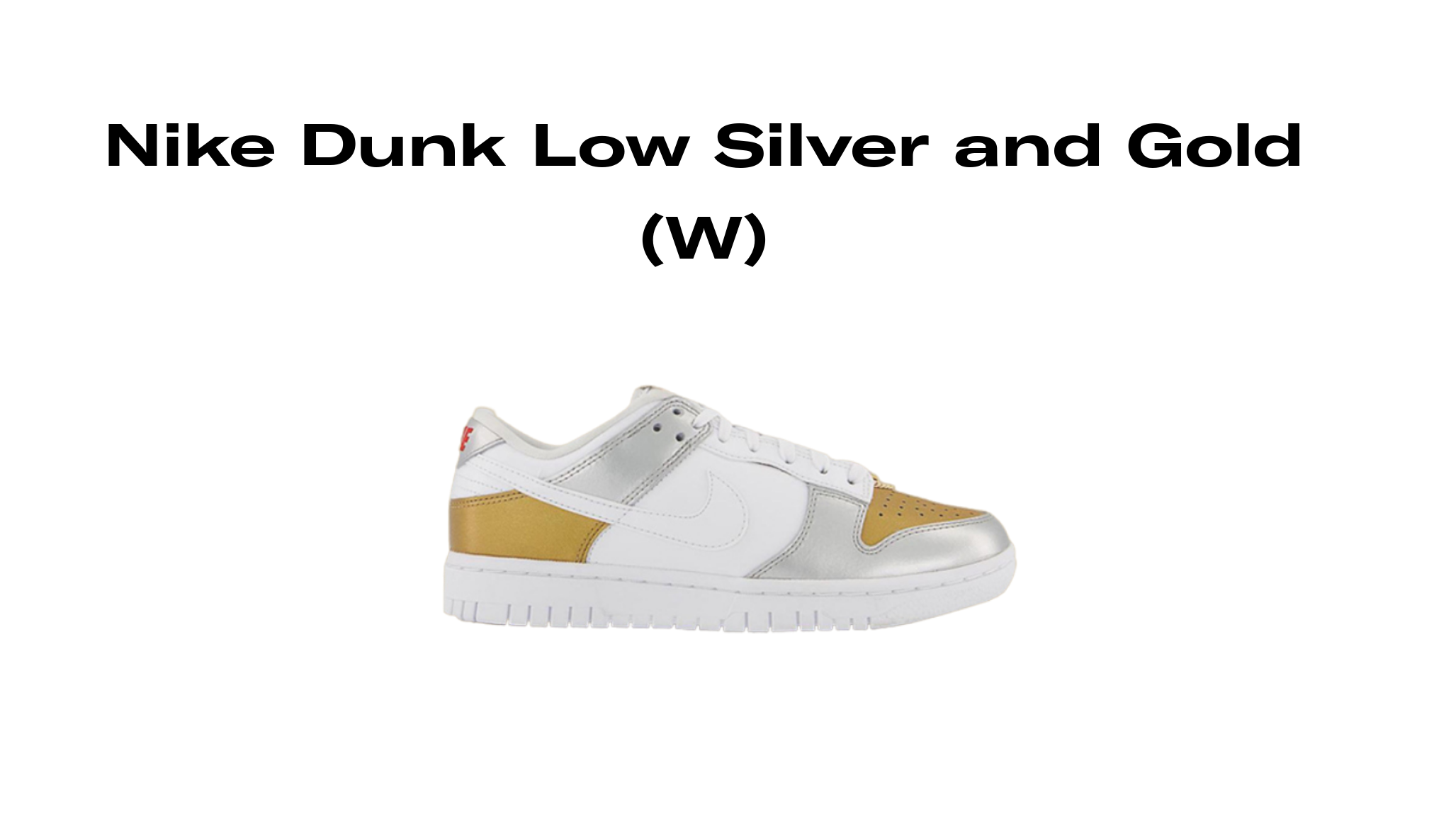 Nike Dunk Low Silver and Gold (W), Raffles and Release Date | Sole